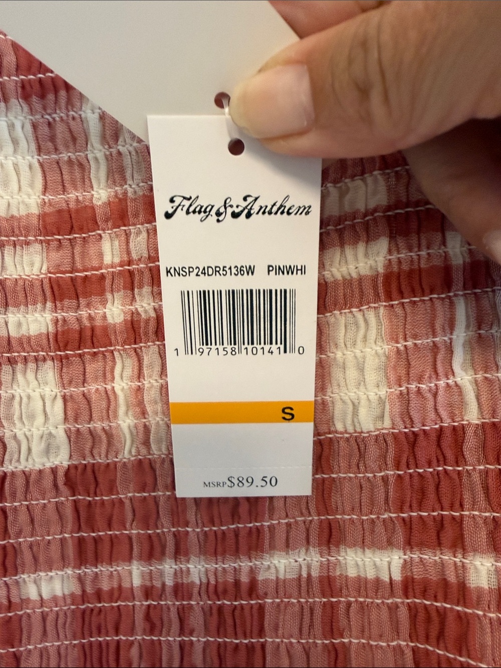 Pink Red Plaid Ruffled Sundress - Picture 8 of 8